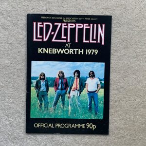 Led Zeppelin - Knebworth - Concert Programme 1979