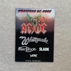 Monsters of Rock - AC-DC - Concert Programme 1981